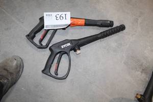 lot 193 image: Lot of (2) Ryobi Pressure Washer Trigger Handles