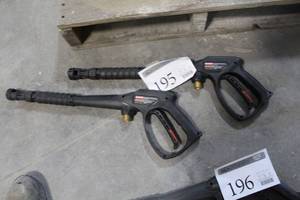 lot 195 image: Lot of (2) Ryobi Pressure Washer Trigger Handles