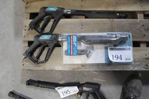 lot 194 image: Lot of (2) Cat Pumps Pressure Washer Trigger Handles