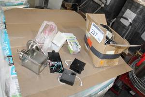 lot 227 image: Misc. Light Fixtures and Controllers, Hardware