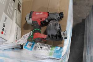 lot 243 image: Milwaukee Pneumatic Nail Gun