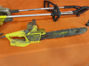 Electric Chain Saw & Weed Eaters