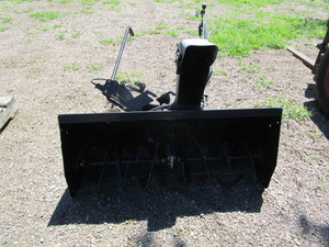 Snowblower off of Kubota Tractor