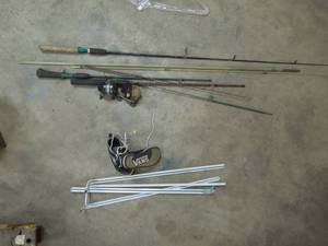 lot 69 image: Fishing Rods and reels, Vans Kids Size 12