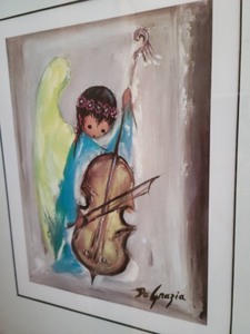 lot 20 image: Framed DeGrazia Print