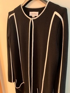 lot 165 image: Womens Calvin Klein Long Black Sweater
