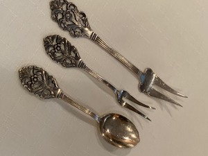 lot 69 image: 3 Piece The Marthinsen Sterling Flatware
