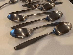 lot 74 image: Stainless Stegor Flatware