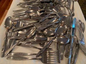 lot 76 image: Large Lot Of Random Flatware