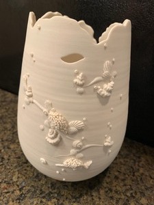 lot 177 image: Porcelain Luminaire By Katherine