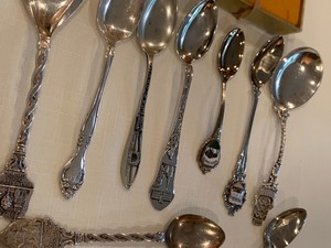 lot 104 image: Lot of Souvenir Spoons