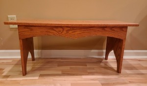 lot 61 image: Wooden Bench