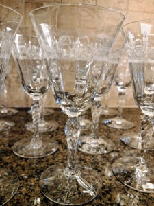 lot 87 image: Lot of Etched Glassware