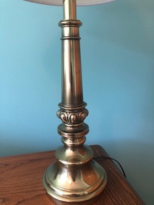 lot 215 image: Brass Table Lamp