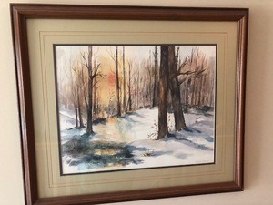 lot 221 image: Pair of Framed Watercolors