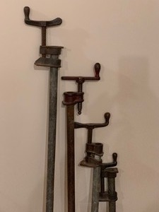 lot 282 image: Lot of Five Pipe Clamps