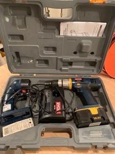 lot 285 image: Ryobi 18v Drill wBattery and Case