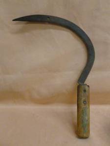 lot 68 image: Vintage Sickle Knife