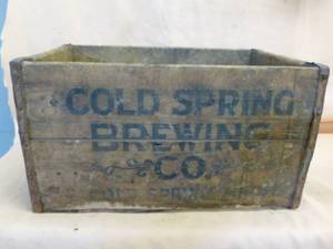 lot 116 image: Vintage Cold Spring Brewing Co