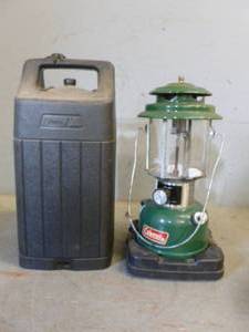 lot 130 image: Coleman Lantern