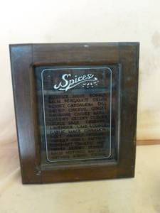 lot 150 image: Wooden Spice Cabinet