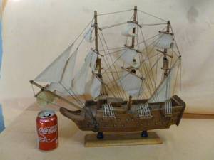 lot 151 image: Wooden Sailing Ship