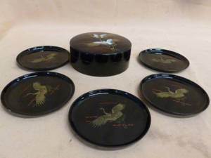 lot 189 image: Vintage Coaster Set