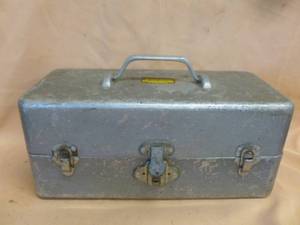 lot 211 image: Vintage Tackle Box