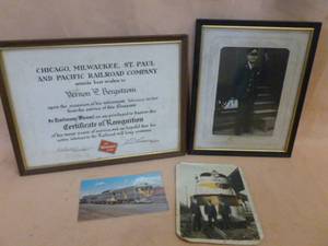 lot 254 image: Vintage Railroad Items