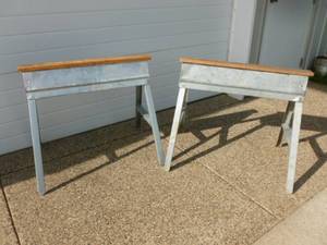 lot 313 image: Portable Saw Horses