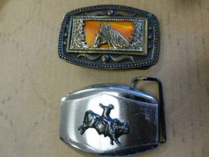 lot 350 image: Collector Belt Buckles