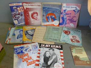 lot 440 image: Vintage Sheet Music