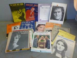 lot 441 image: Vintage Sheet Music