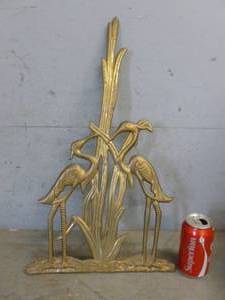 lot 469 image: Vintage Brass Wall Decoration