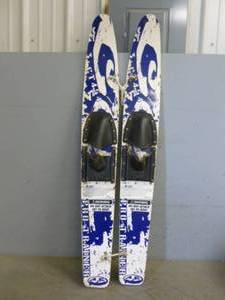 lot 481 image: Wooden Water Skis