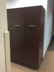 WOW MSRP $2400 THIS IS For 1&nbspUltra Quality Teknion Expansion Series 2 Door Wardrobe Storage Locker&nbsp30wX24d X72h - Fantastic Condition