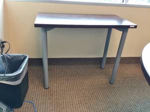 Ultra Quality Teknion Expansion Series Side Work Table - Tabletop Is Extra Thick For Longer Durability - Excellent Condition