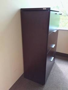 WOW MSRP $1800 Ultra Quality Teknion Expansion Series 4 Drawer Lateral Filing Cabinet With Key - Excellent Condition