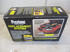Prestone Anti Freeze replacement system