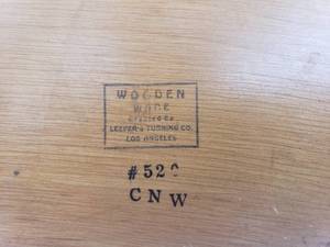 mid- century Wooden appetizer serving tray