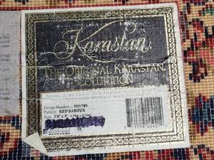 lot 31 image: Woven Wool Rug by Karastan 9 x 5.9