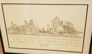 lot 75 image: The City of St Louis by John Pils
