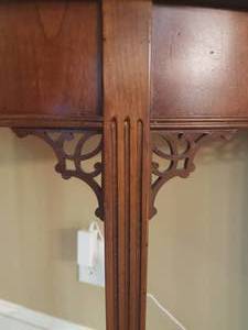 lot 11 image: Demilune Half Round Console Table (B)