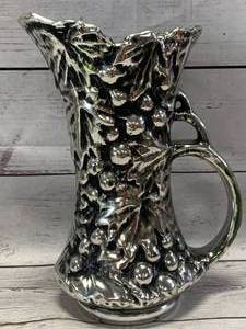 lot 67 image: Antique McCoy Pottery #641 Pitcher Vase 9 12 Tall