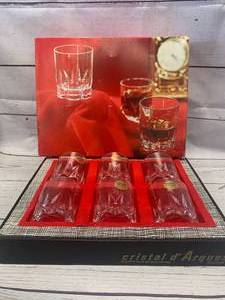 lot 84 image: Cristal d Arques Lead Crystal Vintage Glasses