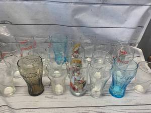 lot 89 image: Collection of 20 Coca Cola Glasses