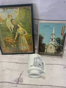 lot 129 image: Finley ND Cup, Ada Church Thermometer, Picture