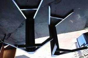 lot 47 image: Pair of Folding Metal Sawhorses