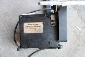lot 99 image: Vintage Rockwell 1 Motorized SanderGrinder