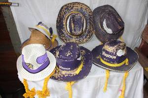 lot 166 image: Lot of MN Vikings Hats and Caps